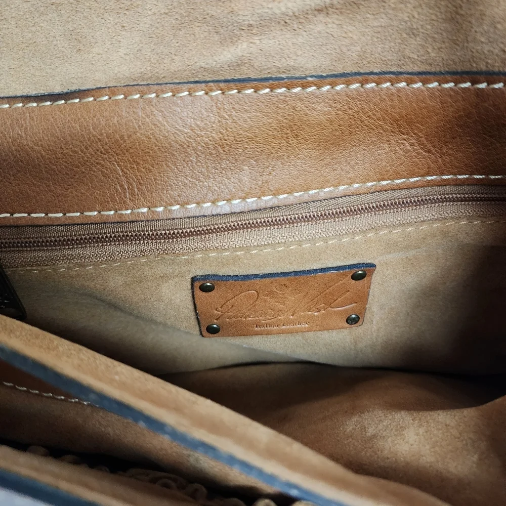PATRICIA NASH MESSENGER SATCHEL BAG